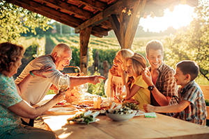 Social dinner wearing hearing aids